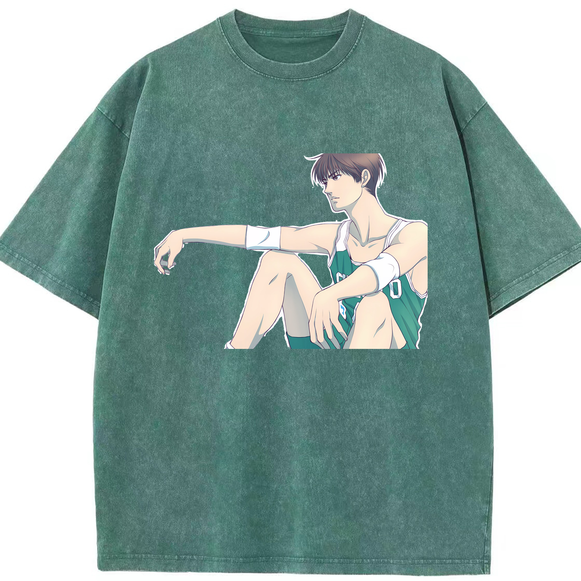 （画像用） SLAM DUNK／スラムダンク 綿100% ヴィンテージ風 半袖Tシャツ（フロントプリント）